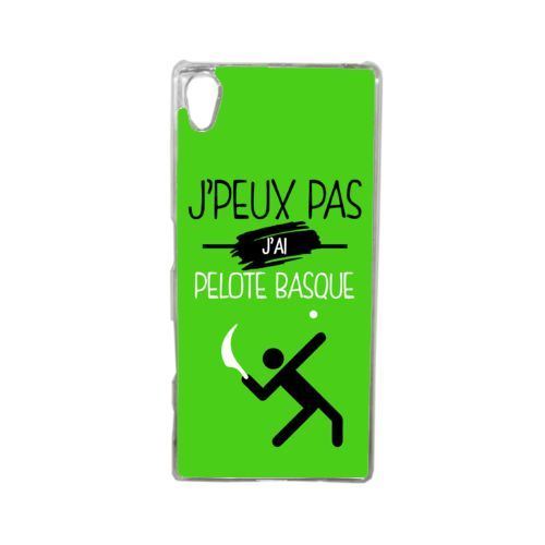 Coque j peux pas j ai pelote basque 4 compatible sony xperia z5 transparent