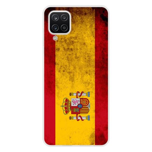 Coque en silicone imprimée compatible Samsung Galaxy M22 Galaxy M32 Drapeau Espagne