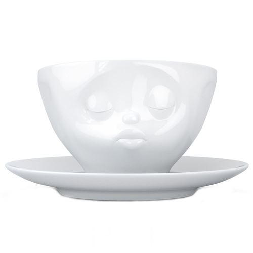 Tasse et sous tasse Bisou fabriqué en Allemagne