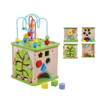 Sofi Cube D Activites En Bois Bebe Enfant Des 18 Mois Multicolore Autres Achat Prix Fnac