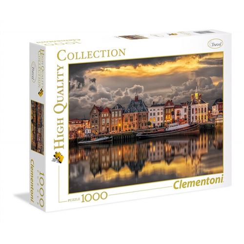 Puzzle 1000 pièces : paysage hollandais clementoni