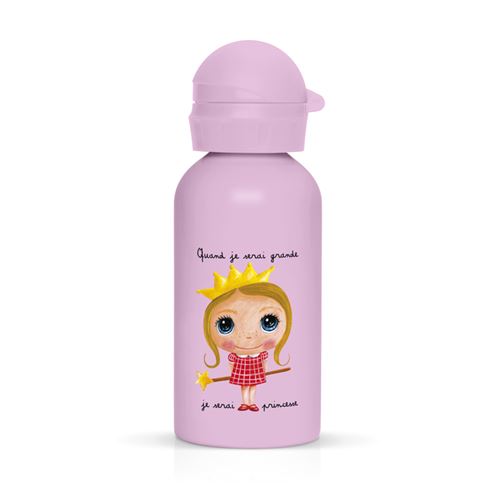Gourde « Quand je serai grande je serai princesse »