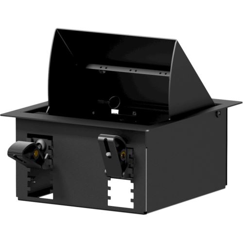 Caymon CASY024/B châssis montable, largeur 4 modules, noir