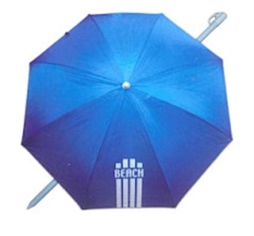 Pincho parapluie de plage 180 cm polyester bleu résistant aux UV
