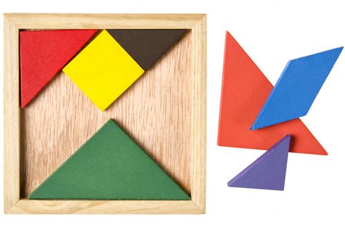 LG-Imports puzzle en bois 12 cm 7 pièces