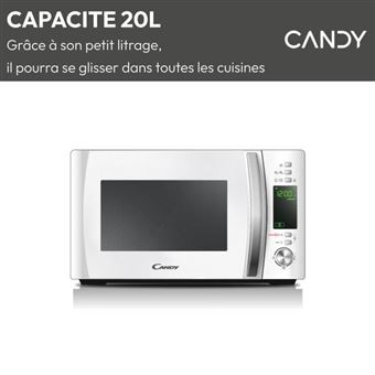 Candy CMXW20DW - Four micro-ondes monofonction - 20 litres - 700 Watt - blanc - 1