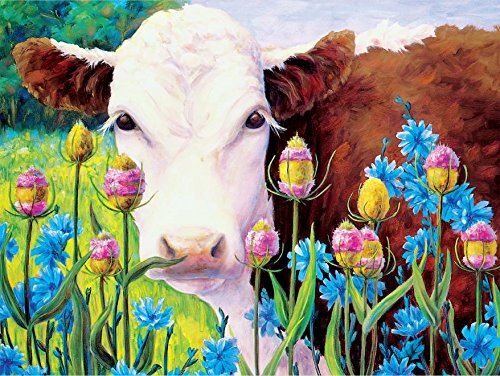 Ceaco Moo - In Blue Sailors and Teasel Puzzle