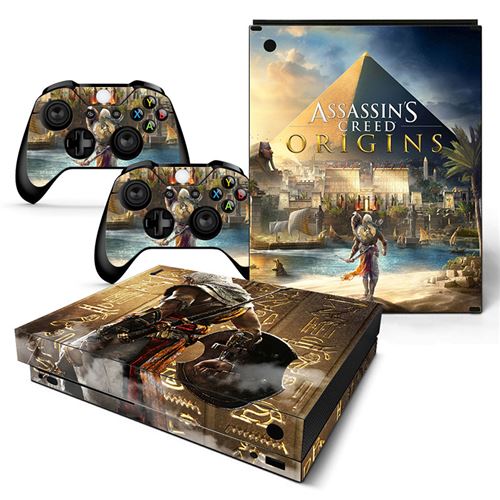 Autocollant Stickers de Protection pour Console et Manette Microsoft Xbox X - ASSASSINS CREED (TN-XBONEX-0191)