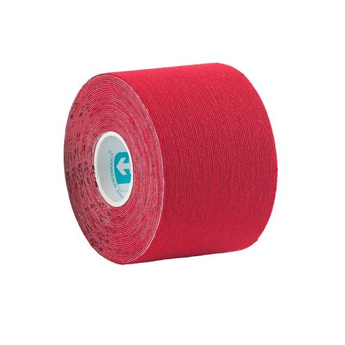 Ultimate Performance kinesiotape Pré-coupé 5 mètres coton rouge
