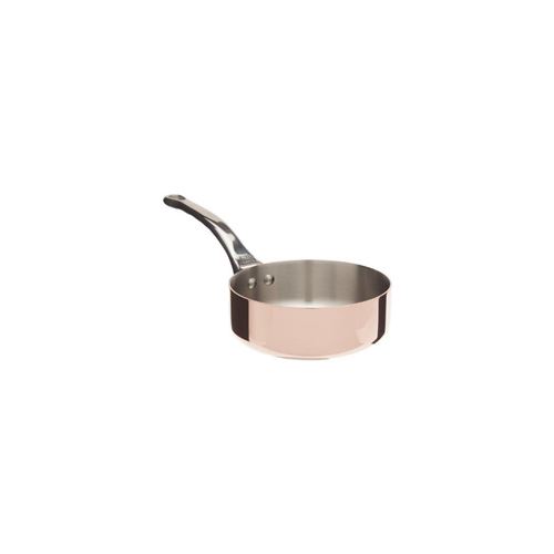 De Buyer Sauteuse Droite Cuivre Prima Matera Induction - O 16 Cm - Orange Et Gris - Tous Feux Dont Induction