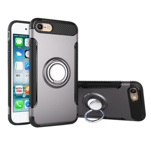 iPhone 6 & 6s Coque Plastique TPU Combinaison support Magnétique Gris ALS47775