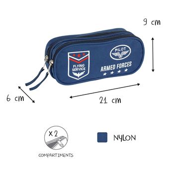 Trousse rectangulaire Viquel Aviator Bleu
