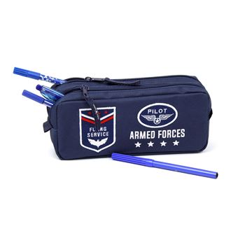 Trousse rectangulaire Viquel Aviator Bleu