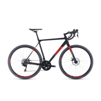 Velo De Route Course Cube Cross Race Black N Red 2020 50 Cm Velos Achat Prix Fnac