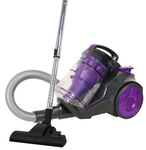 Aspirateur Traîneau Sans Sac À Cylindre Multi-Cyclones Titan Russell Hobbs 800W Gris/Violet