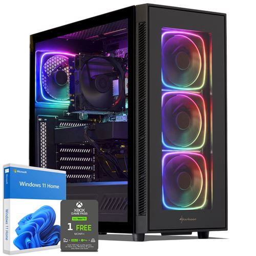 PC Gaming AMD Ryzen 5 2600, RTX 2070, 64 Go RAM DDR4, 1To SSD NVMe M.2 PCIe, 3To HDD, USB 3.1, CardReader. PC Gamer Ultimate. Unité centrale avec Windows 10