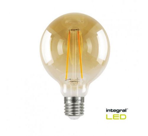 Ampoule globe g95 vintage claire ambré 2,5w 19w 1800k e27