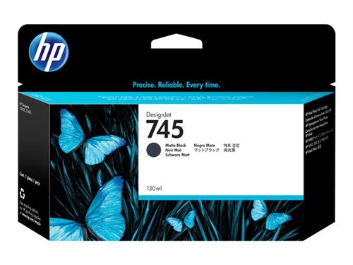 HP 745 - noir mat - originale - DesignJet - cartouche d'encre