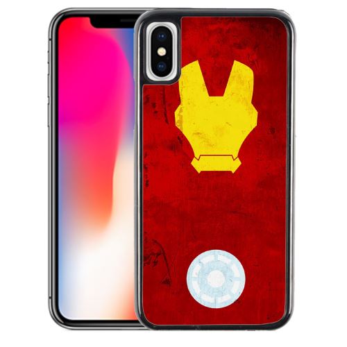 Coque pour iPhone XS iron man art design