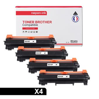 Toner Tonermedia - x2 Toner Brother TN-2420 TN-2410 compatibles (2 Noir)