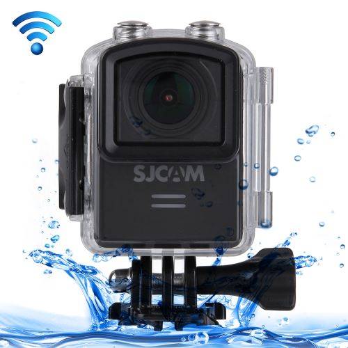 Caméra sport SJCAM M20 HD 2K WiFi 1.5 pouces LTPS Écran Mini caméra résistant à l eau à l action avec objectif grand angle 166 degrés (noir)