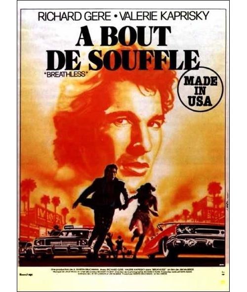 A Bout De Souffle AFFICHE CINEMA ORIGINALE