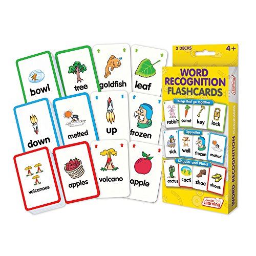 Junior Learning Word Recognition Flash Cards