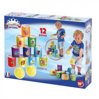 écoiffier jeter jeu de lancer 12 pièces