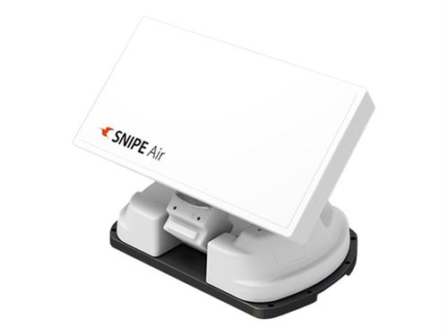 Selfsat Antenne parabolique pour antenne IP à plat automatique SNIPE AIR, blanc