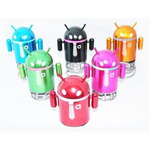 Mini Haut-Parleur Aluminium Design Android - S-SP017B Rouge