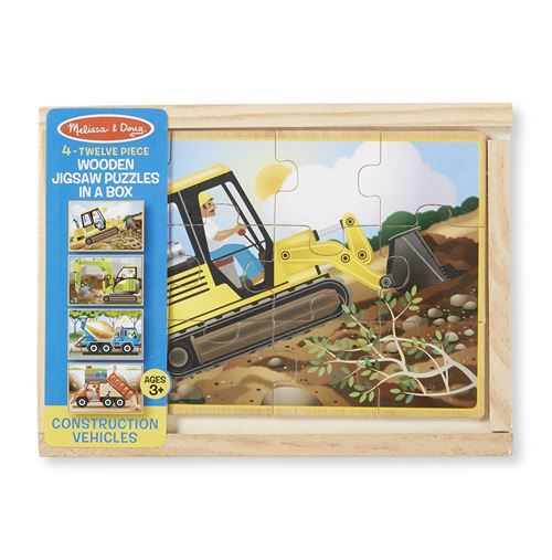 Melissa and doug construction vehicles puzzle 2025