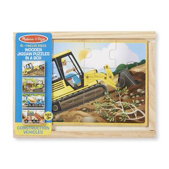 Melissa and doug construction puzzle clearance