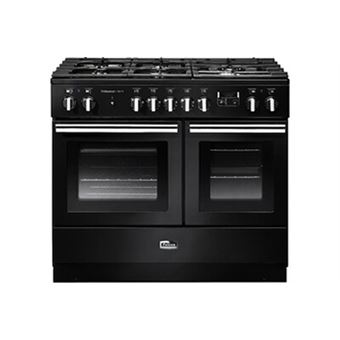 Piano de cuisson  FALCON  gamme  PROFESSIONAL + FX, Table Gaz 5 foyers 100 cm, 2 Fours Multifonction portes abattantes, 1 tiroir