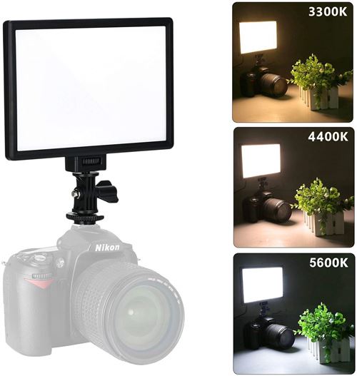VILTROX L116T CRI 95 Bicolore LED Vidéo Lumière Photo Studio Light Panneau pour Canon Nikon Caméra Sony DSLR Appareil Photo(sans Batterie)