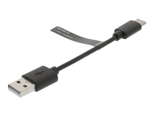 Valueline VLMP60600B0.10 Câble USB 2.0 Usb-c Mâle - A Mâle 0,10 M