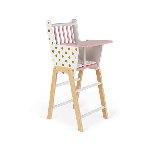 Chaise Haute Poupées / Poupons Candy Chic (bois)