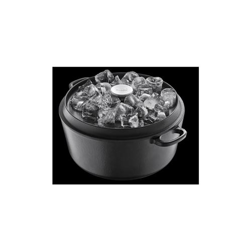 Berndes Cocotte A Rotir Avec Couvercle Specials Fonte - O 20 Cm - Noir