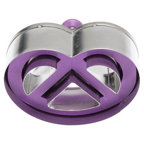 Patisse 2048416 emporte-pièce bretzel mit éjecteur inox 6 cm
