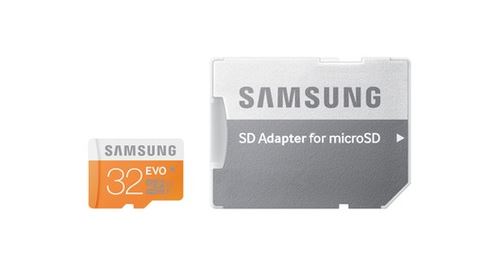 Carte mémoire SAMSUNG EVO MSD 32GO+ADAPT