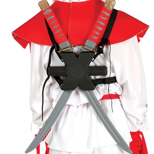 Accessoire de déguisement - double épées fourreau dorsal samouraï ninja 55cm - 17414 Fiestas Guirca