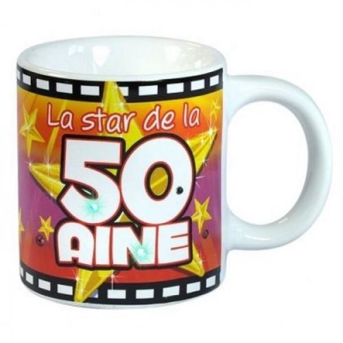 Mug Anniversaire 50 Ans Lumineux