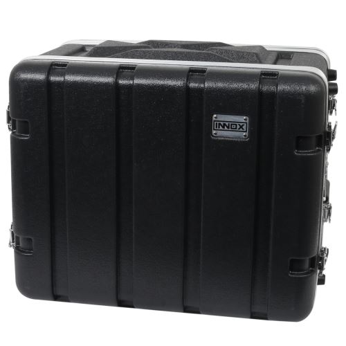Innox ABS-8-8U flight case double porte ABS 19 pouces, 8 U, peu profond