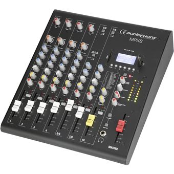D&R Airlite-USB MK2 console de mixage 8 canaux Radio On-Air
