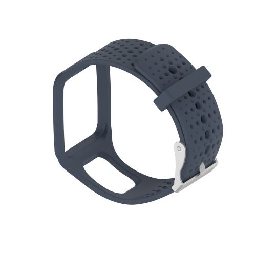 Bracelet en silicone pour TomTom Multi-Sport GPS+HRM/Runner 1 - Bleu foncé