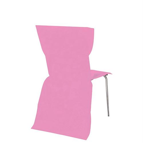 6 housses de chaise - rose pastel