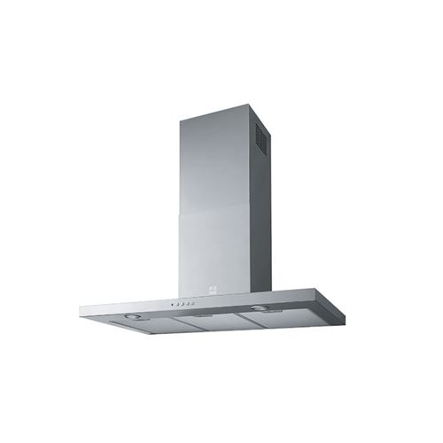 Hotte d&eacute;corative murale 90cm 64db 741m3/h inox - 6510622 - ROBLIN