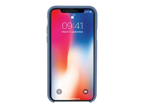 Bigben Connected - Achterzijde behuizing voor mobiele telefoon - blauw - voor Apple iPhone X
