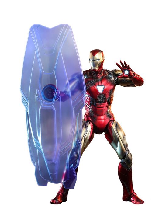 Figurine Hot Toys MMS543D38 -Marvel Comics - Avengers : Endgame - Iron Man Mark LXXXXV Battle Damaged Version