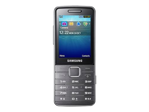 Samsung GT-S5611 - 3G téléphone de service / Mémoire interne 256 Mo - microSD slot - Écran LCD - 320 x 240 pixels - rear camera 5 MP - gris métallisé