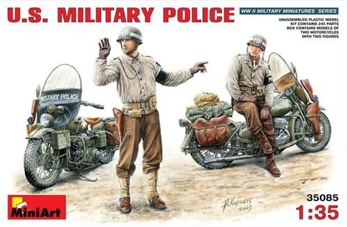 Figurine Mini Art Police Miltaire US - 1/35 - Figurines historiques